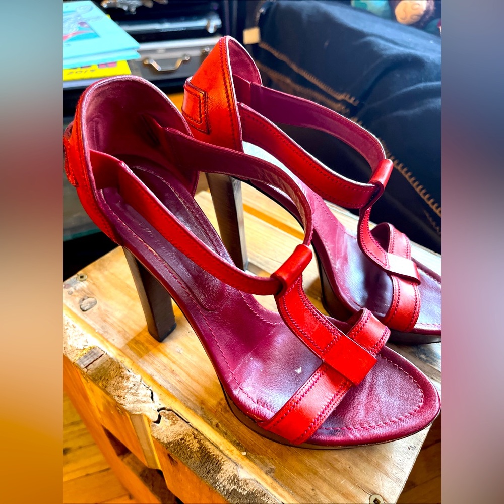 red High heel YSL Vintage tom ford